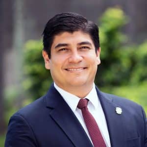 Political Speaker Carlos Alvarado Quesada