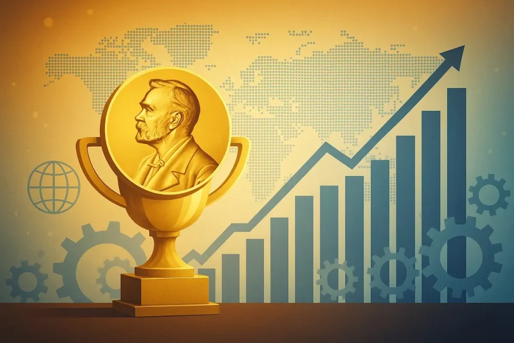 Joel Mokyr, Philippe Aghion y Peter Howitt – Premiados con el Nobel de Economía 2025