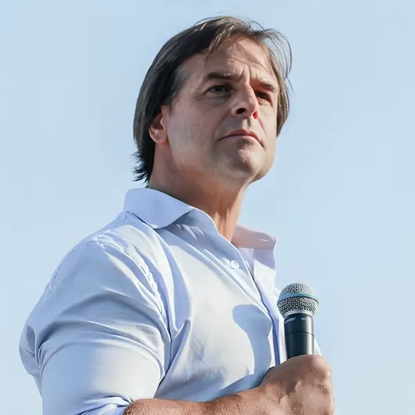 Political speaker Luis Lacalle Pou