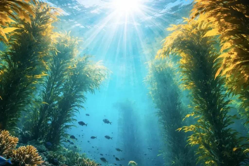 Ocean abundance and marine restoration leadership illustrated through thriving kelp forest ecosystem