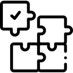 puzzle icon for illustration