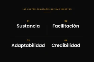 Las cuatro cualidades de un gran conferencista de retiro: sustancia, facilitación, adaptabilidad y credibilidad - conferencistas para retiros de liderazgo | Aurum Speakers Bureau