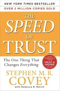 The Speed of Trust book cover by Stephen M.R. Covey - Stephen Covey Speed of Trust | Aurum Speakers Bureau
