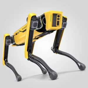 Boston Dynamics Spot robot dog working in an industrial setting - marc raibert robotics | Aurum Speakers Bureau
