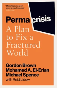 Cover of the book Permacrisis co-authored by Michael Spence - michael spence ai economics | Aurum Speakers Bureau