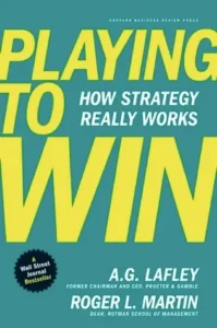 Cover of the book Playing to Win by Roger Martin and A.G. Lafley - roger martin strategy | Aurum Speakers Bureau