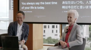 Maye Musk in an intimate conversation with Japanese business owners in Hong Kong - maye musk ageless success | Aurum Speakers Bureau